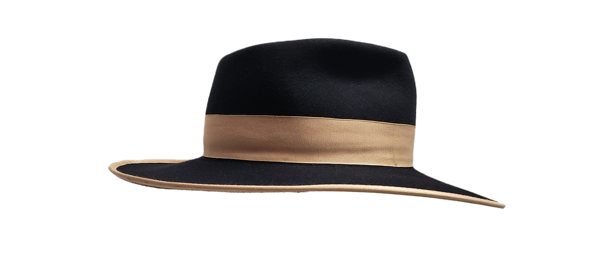 30x Black Fedora Tan Ribbon 0003 20200814 105244