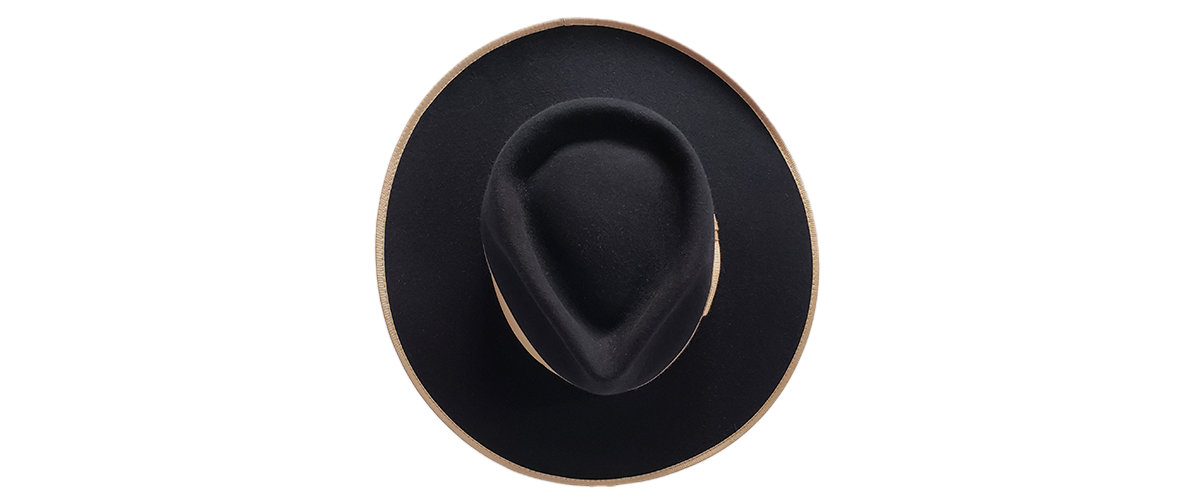30x Black Fedora Tan Ribbon 0004 20200814 105254